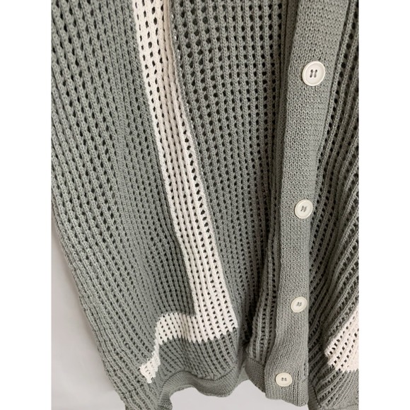 MASSIVE Luxury Edition Vented SS Luxury Fashion Button Cotton Green  Men's L NWT - Picture 4 of 5